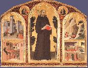 Simone Martini Blessed Agostino Novello Altarpiece oil painting reproduction